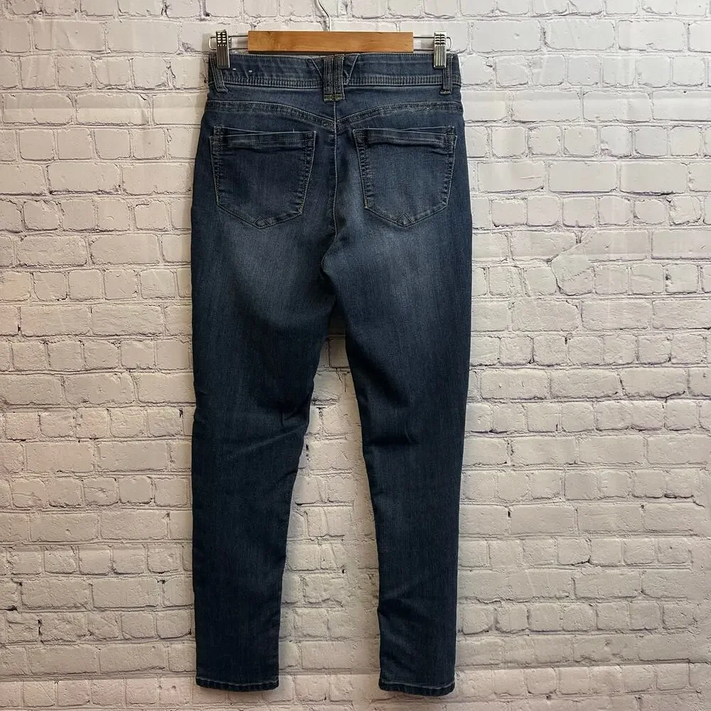 Democracy Dark Wash Skinny Jeans AB Technology Women's Size 2 Stretchy